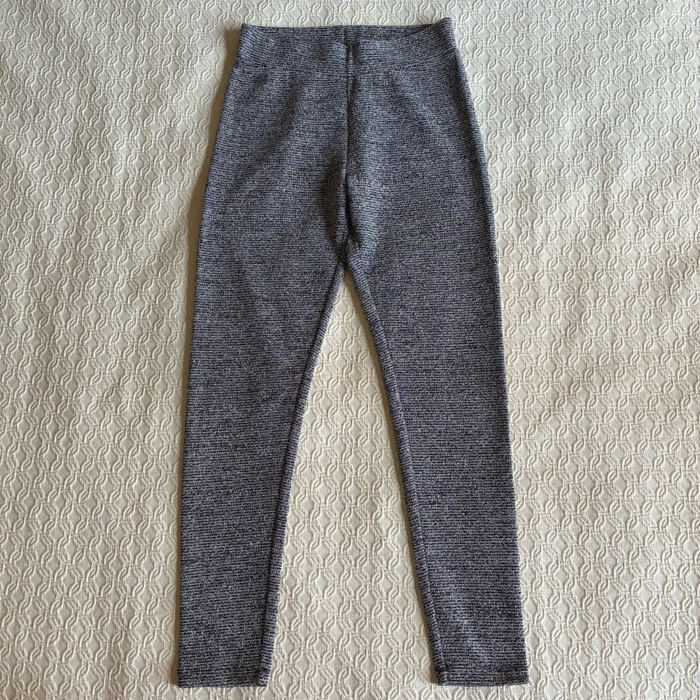 Lou & Grey LOFT Herringbone Leggings Tights Women's Small Stretch Midrise